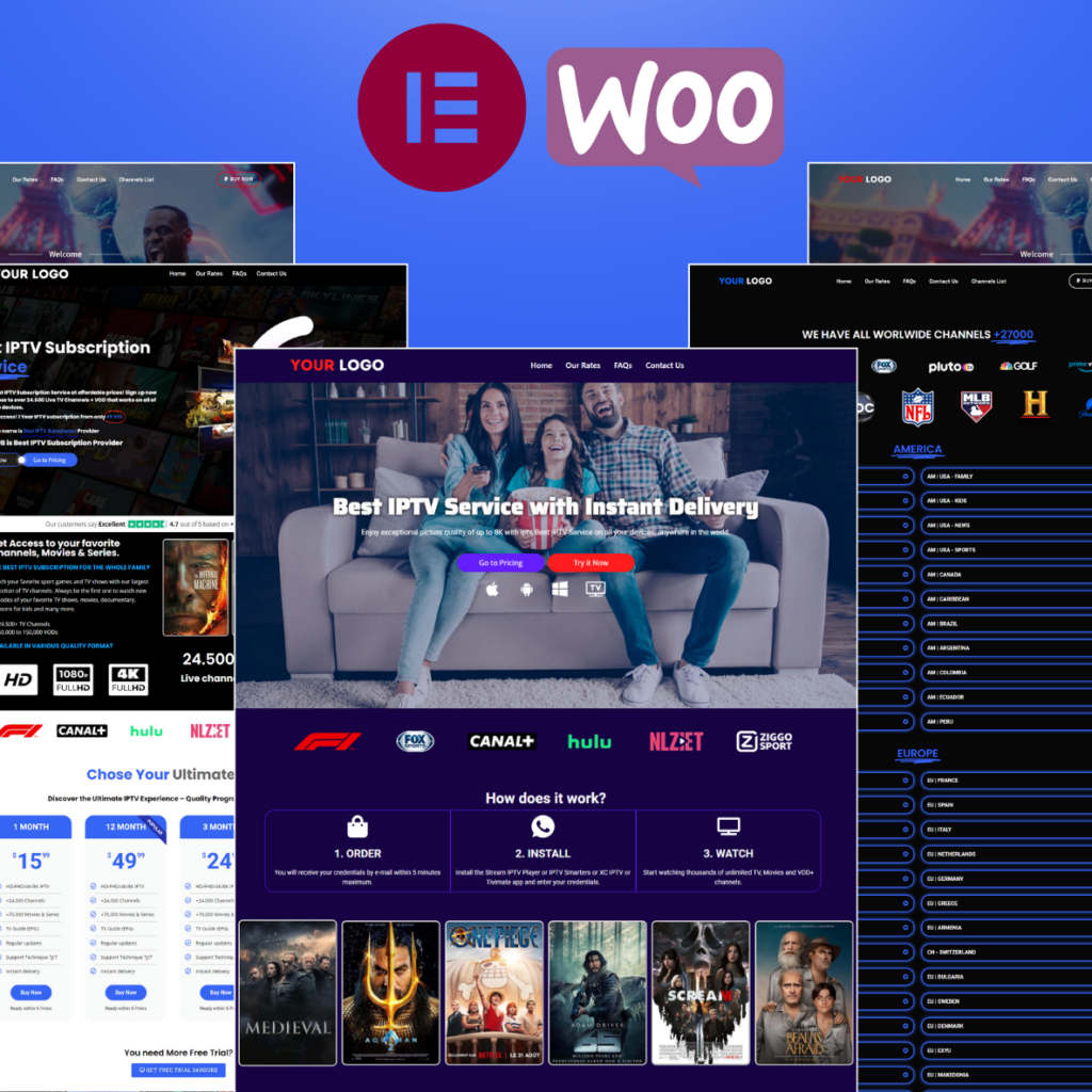 IPTV Website Template
